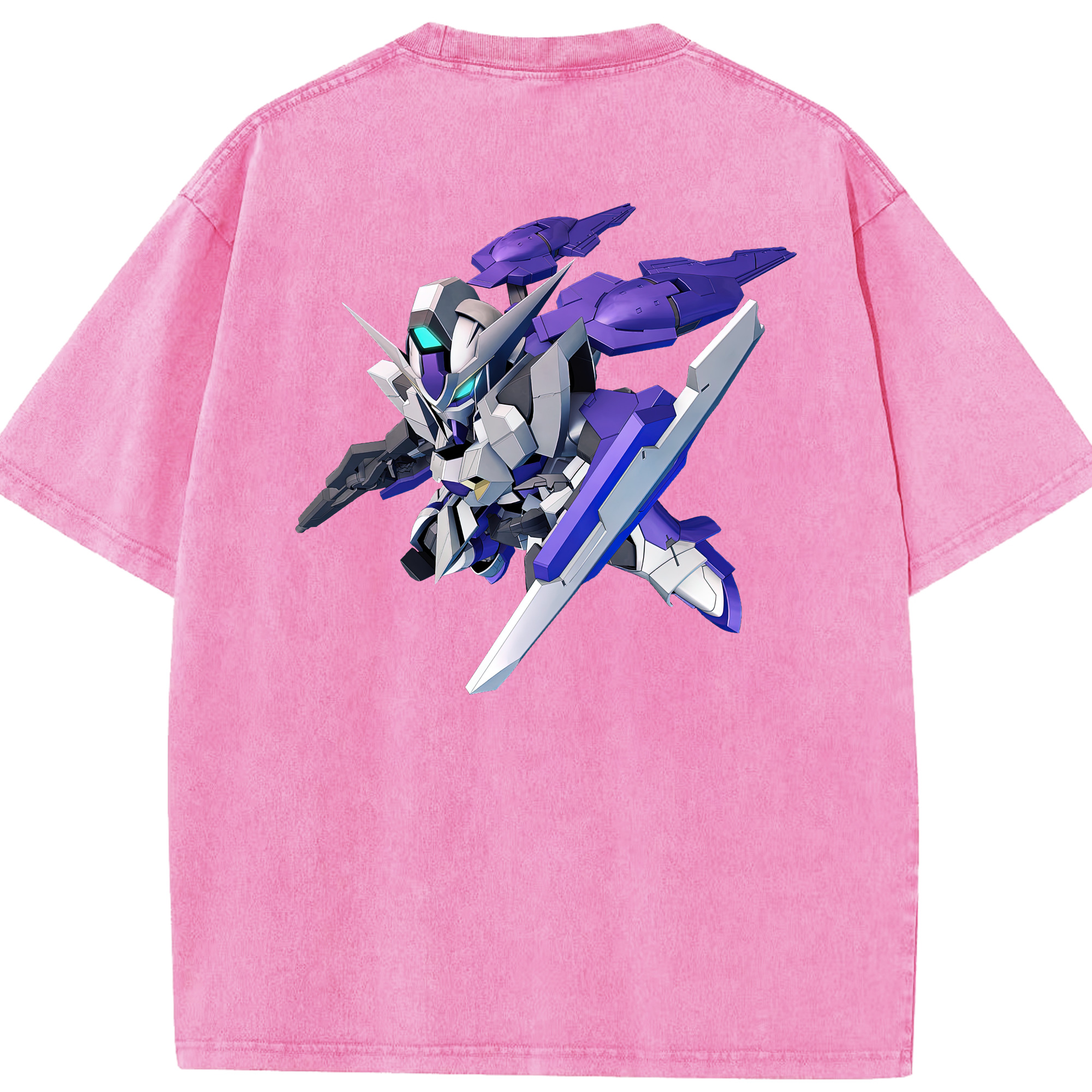 （画像用） 機動戦士ガンダム Mobile Suit Gundam 綿100% ヴィンテージ風 半袖Tシャツ（背面プリント）